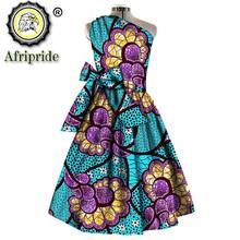 2020 african dresses for women dashiki clothes pure cotton ankara print wax batik party dress lovely sleeveless a line S1825041 2024 - buy cheap
