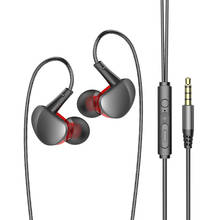 Olhveitra fones de ouvido intra-auriculares com redução de ruído, estéreo, com microfone, 3.5mm para iphone, android e pc 2024 - compre barato