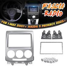 CD DVD Stereo Panel for FORD I-Max 2007+ MAZDA 5 Premacy 2005+ 2 Din Audio Radio Fascia CD Trim Kit Frame Facia Plate 2024 - buy cheap