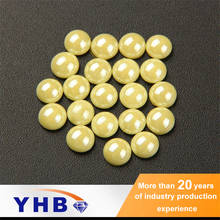 YHB AAAAA Yellow Half-Round Hotfix Ceramic Pearl Rhinestones Iron-on For Garment  Furniture Accessory DIY Nail Art  Decor 2024 - buy cheap