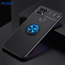 Shockproof Case for OPPO A15 A15S Soft Silicone Magnetic Ring Stand Phone Back Cover for Realme Narzo 20 20 Pro 10 2024 - buy cheap