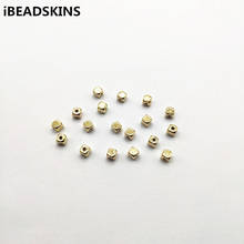 New arrival! 4mm Gold color 1000pcs CCB Square Shape Spacer beads for Earrings parts,hand Made Earrings Findings Jewelry DIY 2024 - buy cheap