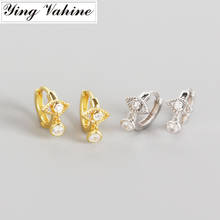 ying Vahine 100% 925 Sterling Silver Small Eyes and Tears Stud Earrings for Women 2024 - buy cheap
