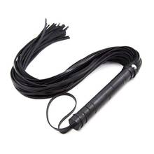 Faux Leather Pimp Whip Racing Riding Crop Party Flogger Queen Black Horse Riding Whip 2024 - buy cheap