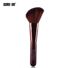 MAANGE 1Pcs Round Angled Top Makeup Brush Power Foundation Blush Concealer Contour Blending Highlight Cheek Brush Beauty Tool 2024 - buy cheap