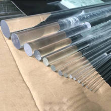 Diameter 5 6 7mm Acrylic Clear Rods Plastic Stick Handicraft Household Adornment Aquarium Improvement 1 Meter Long 100pcs/Lot 2024 - купить недорого