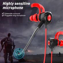 G22 Wired 3.5mm EarPlug Gaming Earphone Dynamic Headphone In-Ear Noise Reduction Earbuds With Microphone For Phones Computers 2024 - buy cheap