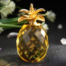 Transparent Crystal Pineapple Figurines Diamond Ornament Modern DIY Art Gift Jewelry Props Home Decorative Accessories 2024 - buy cheap