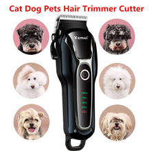 "Electrical Pet Hair Trimmer Rechargeable Pet Dog Cat Low-noise Hair Clipper Grooming Shaver Cut Machine Set for Pet 100-240v" 2024 - buy cheap