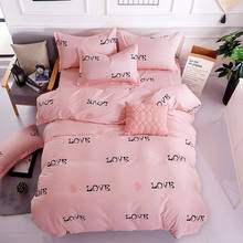 J розовый 4 шт. для девочки, мальчика, ребёнка набор постельного белья пододеяльник для взрослых детская кроватка простыни и наволочки одеяло набор постельных принадлежностей 2TJ-61010 2024 - купить недорого