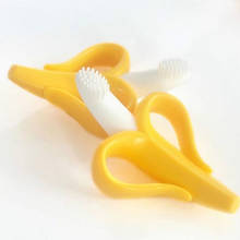 Escova de dentes higiênica para crianças, silicone de alta qualidade e ecológico, mordedor, anel de dentição, mastigação para crianças, 1 peça 2024 - compre barato