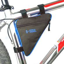 Bolsa quadrada para bicicleta trianglciclismo, bolsa para tubo dianteiro acessório para bike 2024 - compre barato