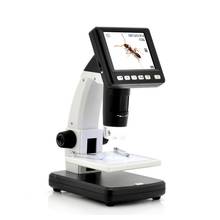 Microscópio digital de 5mp hd 3.5 "suporte do lcd 8led em 1 microscópio elétrico 20-500x portátil do desktop para o pwb da joia do inseto observado 2024 - compre barato