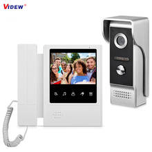 VIDEW Doorbell Camera Video Door Phone with 4.3 Inch Monitor Screen IR Night Vison Door Entry System for Villa Home Security 2024 - buy cheap