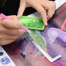 Stainless Steel Diamond Painting Ruler for DIY Sewing Fabric Diamond Embroidery Patchwork Ruler Craft Tools Accessories 2024 - buy cheap