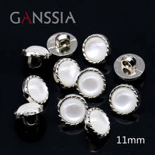 30pcs/lot Size: 11mm Sliver  Round  buttons Shirt resin button Scrapbooking DIY accessories (ss-1019) 2024 - buy cheap