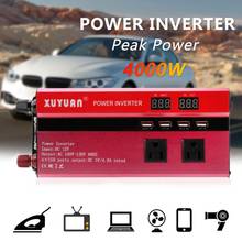 4000W Solar Power Inverter Sine Wave LED 4 USB DC12/24V To AC110V/220V Convert  U1JF 2024 - buy cheap