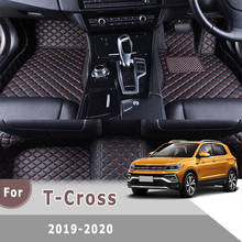 RHD Carpets For T-Cross tcross 2019 2020 Car Floor Mats Auto Interior Styling Protect Rugs Parts Custom Covers For Volkswagen vw 2024 - buy cheap