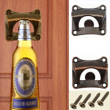 2PC Vintage Bottle Opener wood Wall Mounted Beer Lid Twist Off Wine Drink open Accessories Home Decor Kitchen Party diy Supplies 2024 - buy cheap