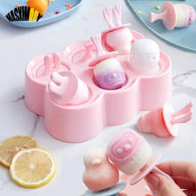 Silicone Ice Cream Mold Catoon Animals Shape DIY Children's Mini Popsicle Mold Jelly Ice Ball Maker Ice Tray Ice Lolly Moulds 2024 - buy cheap