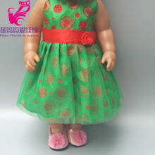 For  Doll clothes for 18 Inch Girl Doll Clothes Christmas tree Dress for baby doll wear 2024 - buy cheap