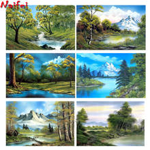 Diamond Embroidery Sale Landscape Cross Stitch Mosaic Tree 5D DIY Full Square round Diamond Painting Kit Needlework Crafts 2024 - buy cheap