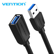 Vention cabo usb 3.0 usb para cabo de extensão usb macho para fêmea 2.0 cabo extensor para ps4 xbox smart tv usb cabo de extensão 2024 - compre barato