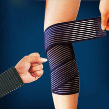 Bandagem de compressão de alta elasticidade, fita esportiva de 40 ~ 180cm para cinesiologia de tornozelo, pulso, joelho, coxa, envoltório protetor de suporte, 1 peça 2024 - compre barato