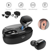 Fone de Ouvido sem fio 3D Bluetooth5.0 7 8 plus x xr Fones De Ouvido Android Fone de Ouvido Para Iphone Xiaomi Mi 9T + Carregamento caixa Esporte 2024 - compre barato