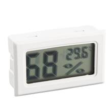 Профессиональный мини цифровой ЖК-дисплей термометром и гигрометром декоративные часы для влажности Измеритель температуры в помещении цифровой ЖК-дисплей Дисплей Сенсор 2024 - купить недорого