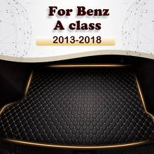 Car trunk mat for Benz A class 2013 2014 2015 2016 2017 2018 Cargo Liner Carpet Interior Parts Accessories Cover 2024 - buy cheap