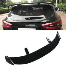CEYUSOT For Universal Roof Spoiler WING Nissan Qashqai ABS Material Car Window Rear Lip Black Tail Fin Refit Accessories 2008-21 2024 - buy cheap