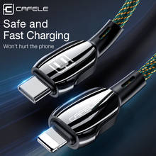 Cafele 18W USB C to for Lightning PD Cable For iPhone 11 Pro Max X Xs Max Xr 8 Plus Fast Charging Cable Charger Wire 120CM 2024 - buy cheap
