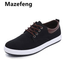 Mazefeng 2021 New Arrival Canvas Shoes Men Spring Summer Casual Canvas Shoes for Men Flats Men Shoes Driving Sneakers Men Shoes 2024 - buy cheap