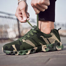 Zapatos de entrenamiento para hombre, zapatillas deportivas de tela transpirable, color verde militar, para viaje, 2021 2024 - compra barato