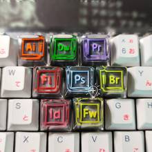 1 pc Handmade Resin keycaps For Mx Switches Mechanical Keyboard ,Personality Design Transparent resin key Cap 2024 - buy cheap