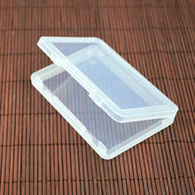 1pc portable Small Square Clear Plastic Jewelry Storage Boxes Beads Crafts Case Containers 9.5*6.4*1cm 2024 - buy cheap