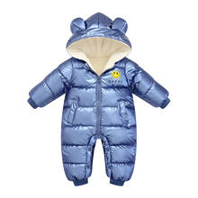 2022 Newborn Baby Girl Clothes costume Winter toddler Romper Velvet waterproof Thick Boy Warm Jumpsuit Infant Wear Kids clothing 2024 - buy cheap
