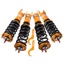 Kit de suspensão coilover para honda, 24 níveis ajustável, s2000, s2k, ap1, tcb, 2000, 2001, 2002, 2003, 2004, 2005, 2006, 2007 2024 - compre barato