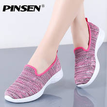 PINSEN 2020 New Fashion Women Shoes Breathable Mesh Summer Loafers Shoes Woman Casual Slip-on Ladies Ballerina Flats Shoes 2024 - buy cheap