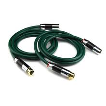 1 Pair XLR Cable High Quality OCC 2 XLR Male To Female Audio Cable DIY Amplifier Plug 2024 - buy cheap