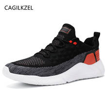 CAGILKZEL 2020 New Men Shoes Lace-up Men Casual Shoes Lightweight Comfortable Breathable Walking Sneakers Men Feminino Zapatos 2024 - buy cheap