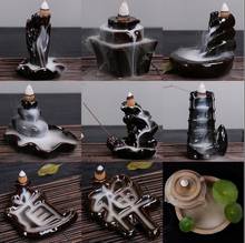 YM Copper Statue Backflow Incense Burner Tea Ceremony Incense New Back Incense Burner Home Aromatherapy Retro Stone Grinding San 2024 - buy cheap