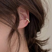 Witout Pierced Clip Earrings For Women Simple Small Mini Gold C Clips On Earring Zircon Fashion Ear Jewelry Korean 2024 - buy cheap