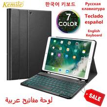 backlit Keyboard Case for iPad 8th generation 10.2 6th 9.7 10.5 Pro 11 2020 7th 10.2 Air 3 10.5 Cover funda backlit Keyboard 2024 - buy cheap
