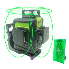 Laser verde autonivelador com 360 linhas, feixe de laser vertical e horizontal 2/5/8/12, nível 3d 360 2024 - compre barato