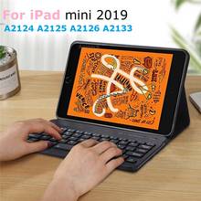 Тонкий чехол для iPad mini 2019 mini 5, чехол для клавиатуры A2133 A2124, чехол для клавиатуры на русском, испанском языке для iPad mini 5 2019 2024 - купить недорого