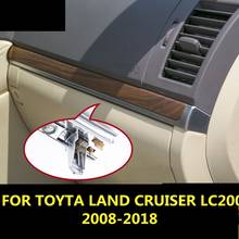 Для TOYOTA LAND CRUISER LC200 2008-2018, отделка панели передач под дерево, отделка панели приборов, украшение автомобиля 2024 - купить недорого