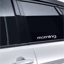 Calcomanías de vinilo para ventana de coche, pegatinas autoadhesivas con emblema, para Kia Morning, 4 Uds. 2024 - compra barato