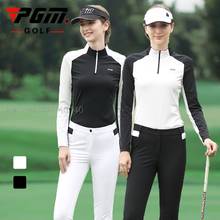 Camisa de golf feminina manga comprida, camiseta esportiva slim casual para outono e inverno 2024 - compre barato